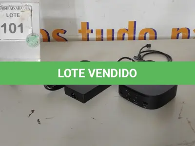LOTE 101 - 01 DOCKING STATION HP HSN-IX02.(NOVO) (NO ESTADO EM QUE SE ENCONTRA. SUJEITO A AVARIAS OCULTAS/VISÍVEIS.)