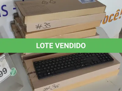 LOTE 099 - 09 TECLADOS DE COMPUTADOR. (NO ESTADO EM QUE SE ENCONTRA. SUJEITO A AVARIAS OCULTAS/VISÍVEIS.)