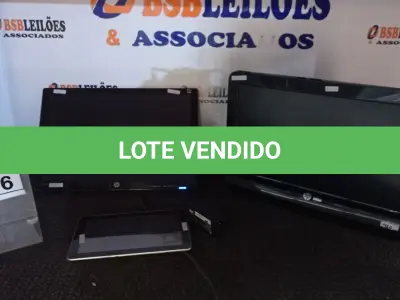 LOTE 206 - 01 ALL IN ONE E 01 MONITOR MARCA HP E 01 TABLET MARCA SAMSUNG. (NO ESTADO) ATENÇÃO! FAZER A VISITAÇÃO ANTES DE ARREMATAR, NÃO SABEMOS SE FUNCIONA, LEILÃO NÃO TEM GARANTIA E NEM DEVOLUÇÃO, SUJEITO A POSSÍVEIS AVARIAS VISÍVEIS/OCULTAS E/OU AUSÊNCIA DE COMPONENTES.