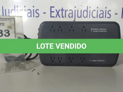 LOTE 033 - 01 NOBREAK UNITS APC POWER SURGE PROTECTOR. (NO ESTADO EM QUE SE ENCONTRA. SUJEITO A AVARIAS OCULTAS/VISÍVEIS.)