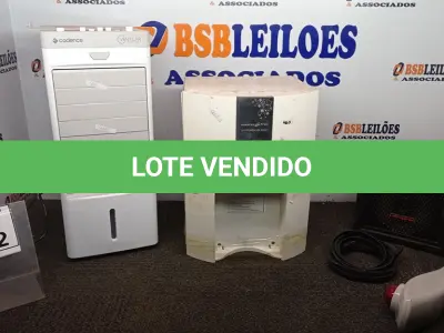 LOTE 122 - 01 CLIMATIZADOR MARCA CADENCE, 01 PURIFICADOR DE ÁGUA MARCA MASTER FRIO, 01 CAIXA DE SOM MULTIUSO MARCA HAYONILK MODELO PLAYER 80 E 01 MASSAGEADOR. (NO ESTADO) ATENÇÃO! FAZER A VISITAÇÃO ANTES DE ARREMATAR, NÃO SABEMOS SE FUNCIONA, LEILÃO NÃO TEM GARANTIA E NEM DEVOLUÇÃO, SUJEITO A POSSÍVEIS AVARIAS VISÍVEIS/OCULTAS E/OU AUSÊNCIA DE COMPONENTES.