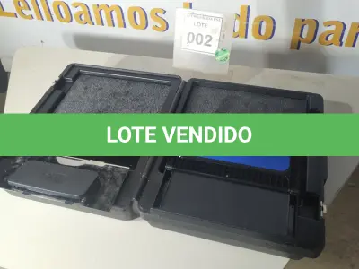 LOTE 002 - 01 MALETA PARA COLETA DE DIGITAIS FRINGERPRINT TAKING KIT. (NO ESTADO EM QUE SE ENCONTRA. SUJEITO A AVARIAS OCULTAS/VISÍVEIS.)