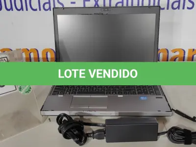 LOTE 200 - 01 NOTEBOOK HP ELITE BOOK 8560P CORE I5 COM FONTE. (NO ESTADO EM QUE SE ENCONTRA. SUJEITO A AVARIAS OCULTAS/VISÍVEIS.) ICE00000189966
