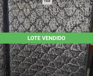 LOTE 168 - 01 COLCHÃO SOLTEIRO COM BASE 1,88CM X 0,88CM. (NO ESTADO EM QUE SE ENCONTRA. SUJEITO A AVARIAS OCULTAS/VISÍVEIS.) AU2189V