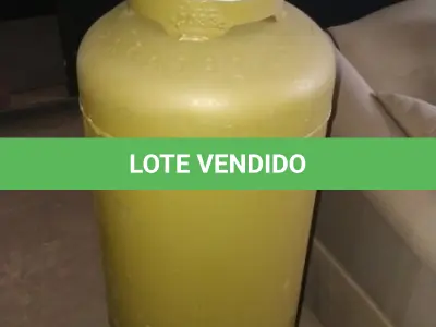 LOTE 135 - 01 BOTIJÃO DE GÁS VAZIO P45. (NO ESTADO EM QUE SE ENCONTRA. SUJEITO A AVARIAS OCULTAS/VISÍVEIS.)