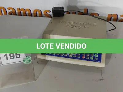 LOTE 195 - 01 BALANÇA TRINER. (NO ESTADO EM QUE SE ENCONTRA. SUJEITO A AVARIAS OCULTAS/VISÍVEIS.) 626TH423