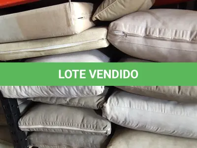 LOTE 187 - 01 LOTE COM ALMOFADAS DIVERSAS.  (NO ESTADO EM QUE SE ENCONTRA. SUJEITO A AVARIAS OCULTAS/VISÍVEIS.)