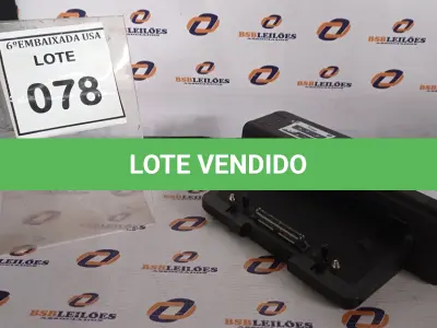 LOTE 078 - 01 DOCKING STATION HP. (NO ESTADO EM QUE SE ENCONTRA. SUJEITO A AVARIAS OCULTAS/VISÍVEIS.) CNU222X09V, CNU343X6KN
