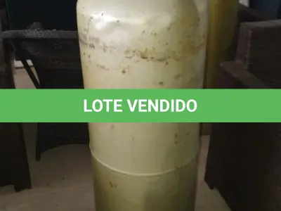 LOTE 267 - 01 BOTIJÃO DE GÁS VAZIO P45. (NO ESTADO EM QUE SE ENCONTRA. SUJEITO A AVARIAS OCULTAS/VISÍVEIS.)