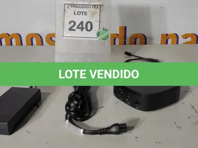 LOTE 240 - 01 DOCKING STATION HP HSN-IX02. (NOVO) (NO ESTADO EM QUE SE ENCONTRA. SUJEITO A AVARIAS OCULTAS/VISÍVEIS.)