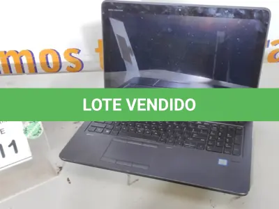 LOTE 211 - 01 NOTEBOOK HP ZBOOK CORE I7 7º GERAÇÃO SEM FONTE. (NO ESTADO EM QUE SE ENCONTRA. SUJEITO A AVARIAS OCULTAS/VISÍVEIS.) ICE00000227670