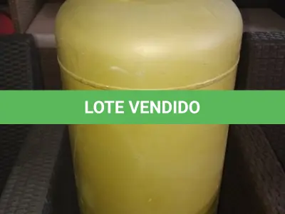 LOTE 145 - 01 BOTIJÃO DE GÁS VAZIO P45. (NO ESTADO EM QUE SE ENCONTRA. SUJEITO A AVARIAS OCULTAS/VISÍVEIS.)