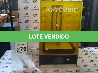LOTE 276 - 01 IMPRESSORA 3D MODEL O PHOTO MONO X MARCA ANYCUBIC. (NO ESTADO) ATENÇÃO! FAZER A VISITAÇÃO ANTES DE ARREMATAR, NÃO SABEMOS SE FUNCIONA, LEILÃO NÃO TEM GARANTIA E NEM DEVOLUÇÃO, SUJEITO A POSSÍVEIS AVARIAS VISÍVEIS/OCULTAS E/OU AUSÊNCIA DE COMPONENTES.