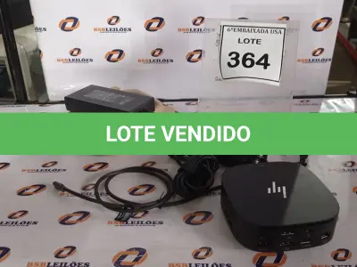 LOTE 364 - 01 DOCKING STATION HP HSN-IX02.(NOVO) (NO ESTADO EM QUE SE ENCONTRA. SUJEITO A AVARIAS OCULTAS/VISÍVEIS.)