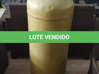 LOTE 269 - 01 BOTIJÃO DE GÁS VAZIO P45. (NO ESTADO EM QUE SE ENCONTRA. SUJEITO A AVARIAS OCULTAS/VISÍVEIS.)