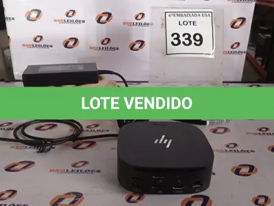 LOTE 339 - 01 DOCKING STATION HP HSN-IX02.(NOVO) (NO ESTADO EM QUE SE ENCONTRA. SUJEITO A AVARIAS OCULTAS/VISÍVEIS.)
