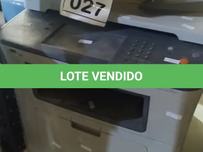 LOTE 027 - 01 IMPRESSORA MULTIFUNCIONAL MODELO SCX-5835NX MARCA SAMSUNG. (NO ESTADO) ATENÇÃO! FAZER A VISITAÇÃO ANTES DE ARREMATAR, NÃO SABEMOS SE FUNCIONA, LEILÃO NÃO TEM GARANTIA E NEM DEVOLUÇÃO, SUJEITO A POSSÍVEIS AVARIAS VISÍVEIS/OCULTAS E/OU AUSÊNCIA DE COMPONENTES.