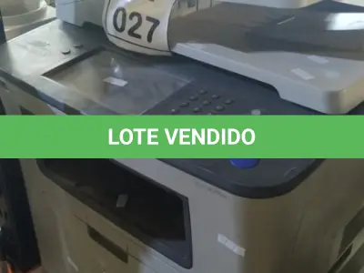 LOTE 027 - 01 IMPRESSORA MULTIFUNCIONAL MODELO SCX-5835NX MARCA SAMSUNG. (NO ESTADO) ATENÇÃO! FAZER A VISITAÇÃO ANTES DE ARREMATAR, NÃO SABEMOS SE FUNCIONA, LEILÃO NÃO TEM GARANTIA E NEM DEVOLUÇÃO, SUJEITO A POSSÍVEIS AVARIAS VISÍVEIS/OCULTAS E/OU AUSÊNCIA DE COMPONENTES.