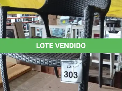 LOTE 303 - 01 CADEIRA DE JARDIM. (NO ESTADO EM QUE SE ENCONTRA. SUJEITO A AVARIAS OCULTAS/VISÍVEIS.) BH1679W
