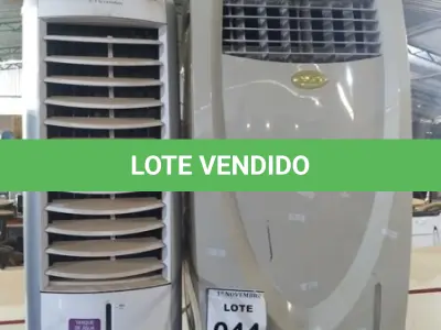 LOTE 044 - 02 CLIMATIZADORES DE AR MARCAS KOMECO E ELECTROLUX. (NO ESTADO) ATENÇÃO! FAZER A VISITAÇÃO ANTES DE ARREMATAR, NÃO SABEMOS SE FUNCIONA, LEILÃO NÃO TEM GARANTIA E NEM DEVOLUÇÃO, SUJEITO A POSSÍVEIS AVARIAS VISÍVEIS/OCULTAS E/OU AUSÊNCIA DE COMPONENTES.