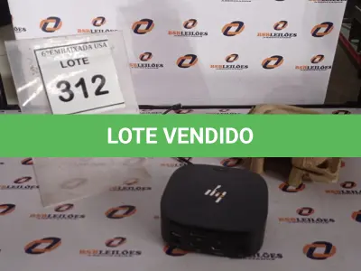 LOTE 312 - 01 DOCKING STATION HP HSN-IX02.(NOVO) (NO ESTADO EM QUE SE ENCONTRA. SUJEITO A AVARIAS OCULTAS/VISÍVEIS.)