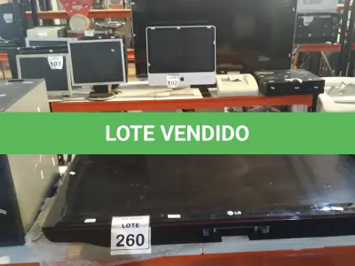 LOTE 260 - 01 TV LCD 42’’, 01 CPU MARCA DELL E 05 PRATELEIRAS EM MDF. (NO ESTADO) ATENÇÃO! FAZER A VISITAÇÃO ANTES DE ARREMATAR, NÃO SABEMOS SE FUNCIONA, LEILÃO NÃO TEM GARANTIA E NEM DEVOLUÇÃO, SUJEITO A POSSÍVEIS AVARIAS VISÍVEIS/OCULTAS E/OU AUSÊNCIA DE COMPONENTES.