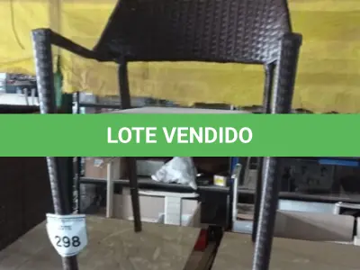 LOTE 298 - 01 CADEIRA DE JARDIM. (NO ESTADO EM QUE SE ENCONTRA. SUJEITO A AVARIAS OCULTAS/VISÍVEIS.) BH1647R