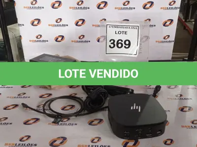LOTE 369 - 01 DOCKING STATION HP HSN-IX02.(NOVO) (NO ESTADO EM QUE SE ENCONTRA. SUJEITO A AVARIAS OCULTAS/VISÍVEIS.)