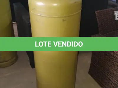 LOTE 263 - 01 BOTIJÃO DE GÁS VAZIO P45. (NO ESTADO EM QUE SE ENCONTRA. SUJEITO A AVARIAS OCULTAS/VISÍVEIS.)