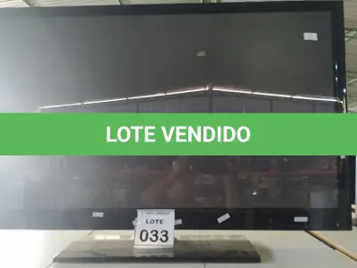 LOTE 033 - 01 TV LCD 42’’ MARCA LG. (NO ESTADO) ATENÇÃO! FAZER A VISITAÇÃO ANTES DE ARREMATAR, NÃO SABEMOS SE FUNCIONA, LEILÃO NÃO TEM GARANTIA E NEM DEVOLUÇÃO, SUJEITO A POSSÍVEIS AVARIAS VISÍVEIS/OCULTAS E/OU AUSÊNCIA DE COMPONENTES.