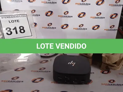 LOTE 318 - 01 DOCKING STATION HP HSN-IX02.(NOVO) (NO ESTADO EM QUE SE ENCONTRA. SUJEITO A AVARIAS OCULTAS/VISÍVEIS.)