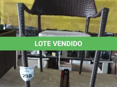 LOTE 298 - 01 CADEIRA DE JARDIM. (NO ESTADO EM QUE SE ENCONTRA. SUJEITO A AVARIAS OCULTAS/VISÍVEIS.) BH1647R