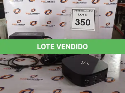LOTE 350 - 01 DOCKING STATION HP HSN-IX02.(NOVO) (NO ESTADO EM QUE SE ENCONTRA. SUJEITO A AVARIAS OCULTAS/VISÍVEIS.)