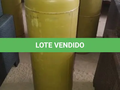 LOTE 282 - 01 BOTIJÃO DE GÁS VAZIO P45. (NO ESTADO EM QUE SE ENCONTRA. SUJEITO A AVARIAS OCULTAS/VISÍVEIS.)