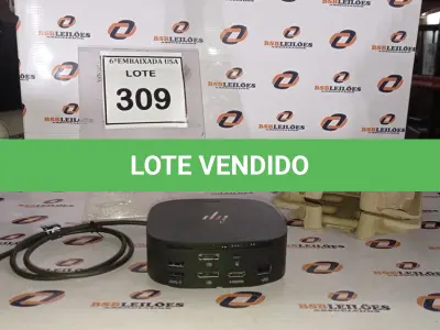 LOTE 309 - 01 DOCKING STATION HP HSN-IX02.(NOVO) (NO ESTADO EM QUE SE ENCONTRA. SUJEITO A AVARIAS OCULTAS/VISÍVEIS.)