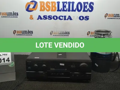 LOTE 014 - 01 RECEIVER MODELO AS-DX940 MARCA TECHNICS E 01 TRITURADOR DE RESÍDUOS. (NO ESTADO) ATENÇÃO! FAZER A VISITAÇÃO ANTES DE ARREMATAR, NÃO SABEMOS SE FUNCIONA, LEILÃO NÃO TEM GARANTIA E NEM DEVOLUÇÃO, SUJEITO A POSSÍVEIS AVARIAS VISÍVEIS/OCULTAS E/OU AUSÊNCIA DE COMPONENTES.