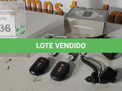 LOTE 236 - 02 MOTOROLAS PEBL U6 BLACK. (NO ESTADO EM QUE SE ENCONTRA. SUJEITO A AVARIAS OCULTAS/VISÍVEIS.) 00178485CS56F, 00178472EB7F