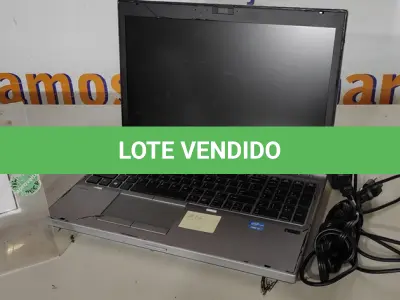 LOTE 205 - 01 NOTEBOOK HP ELITE BOOK 8570P CORE I5 COM FONTE. (NO ESTADO EM QUE SE ENCONTRA. SUJEITO A AVARIAS OCULTAS/VISÍVEIS.) ICE00000193108