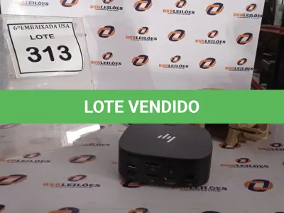 LOTE 313 - 01 DOCKING STATION HP HSN-IX02.(NOVO) (NO ESTADO EM QUE SE ENCONTRA. SUJEITO A AVARIAS OCULTAS/VISÍVEIS.)