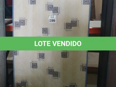 LOTE 260 - 01 COLCHÃO SOLTEIRO 1,88CM X 0,88CM. (NO ESTADO EM QUE SE ENCONTRA. SUJEITO A AVARIAS OCULTAS/VISÍVEIS.) BJ7224G
