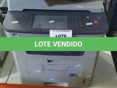 LOTE 029 - 01 IMPRESSORA MULTIFUNCIONAL MODELO SCX-5835NX MARCA SAMSUNG. (NO ESTADO) ATENÇÃO! FAZER A VISITAÇÃO ANTES DE ARREMATAR, NÃO SABEMOS SE FUNCIONA, LEILÃO NÃO TEM GARANTIA E NEM DEVOLUÇÃO, SUJEITO A POSSÍVEIS AVARIAS VISÍVEIS/OCULTAS E/OU AUSÊNCIA DE COMPONENTES.