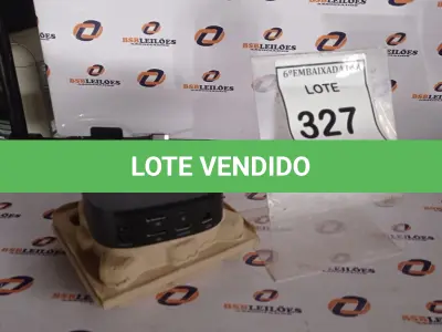LOTE 327 - 01 DOCKING STATION HP HSN-IX02.(NOVO) (NO ESTADO EM QUE SE ENCONTRA. SUJEITO A AVARIAS OCULTAS/VISÍVEIS.)