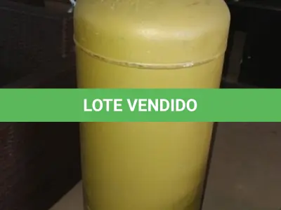 LOTE 135 - 01 BOTIJÃO DE GÁS VAZIO P45. (NO ESTADO EM QUE SE ENCONTRA. SUJEITO A AVARIAS OCULTAS/VISÍVEIS.)
