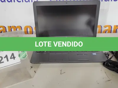LOTE 214 - 01 NOTEBOOK HP ZBOOK CORE I7 7º GERAÇÃO COM FONTE. (NO ESTADO EM QUE SE ENCONTRA. SUJEITO A AVARIAS OCULTAS/VISÍVEIS.) CS938104