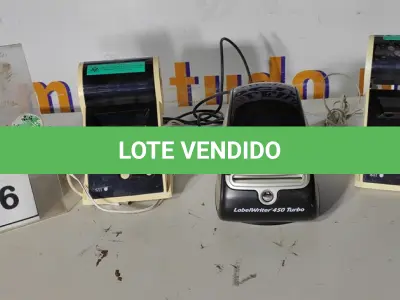 LOTE 246 - 03 ETIQUETADORAS. (NO ESTADO EM QUE SE ENCONTRA. SUJEITO A AVARIAS OCULTAS/VISÍVEIS.)