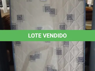 LOTE 294 - 01 COLCHÃO SOLTEIRO 1,88CM X 0,88CM. (NO ESTADO EM QUE SE ENCONTRA. SUJEITO A AVARIAS OCULTAS/VISÍVEIS.) BJ6995V