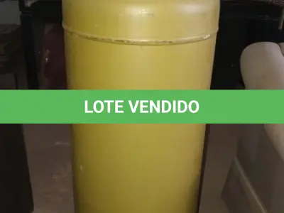 LOTE 135 - 01 BOTIJÃO DE GÁS VAZIO P45. (NO ESTADO EM QUE SE ENCONTRA. SUJEITO A AVARIAS OCULTAS/VISÍVEIS.)