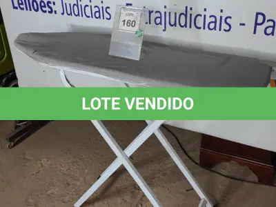 LOTE 160 - 01 TÁBUA DE PASSAR ROUPAS. (NO ESTADO EM QUE SE ENCONTRA. SUJEITO A AVARIAS OCULTAS/VISÍVEIS.)