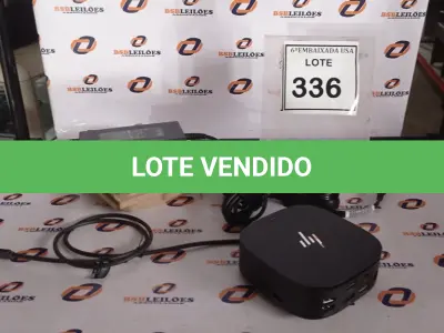 LOTE 336 - 01 DOCKING STATION HP HSN-IX02.(NOVO) (NO ESTADO EM QUE SE ENCONTRA. SUJEITO A AVARIAS OCULTAS/VISÍVEIS.)