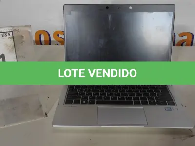 LOTE 201 - 01 NOTEBOOK HP ELITEBOOK COREI5 8º GERAÇÃO SEM FONTE. (NO ESTADO EM QUE SE ENCONTRA. SUJEITO A AVARIAS OCULTAS/VISÍVEIS.) ICE00000237299